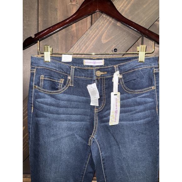 Altar'd State NEW Women's Sz 28 Skinny Ankle Jeans Med Wash Caitlyn - Picture 2 of 4